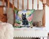 Caroline's Treasures Cairn Terrier Spring Path Throw Pillow Machine Washable, Indoor Outdoor Decorative Pillow for Couch, Bed or Patio, 14Hx14W view 3