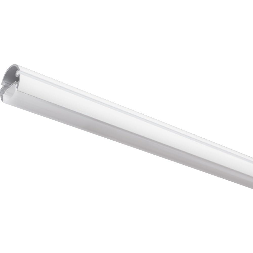 54" Lighted Closet Rod - Tunable-white, Aluminum Profile, Frosted Lens, White
