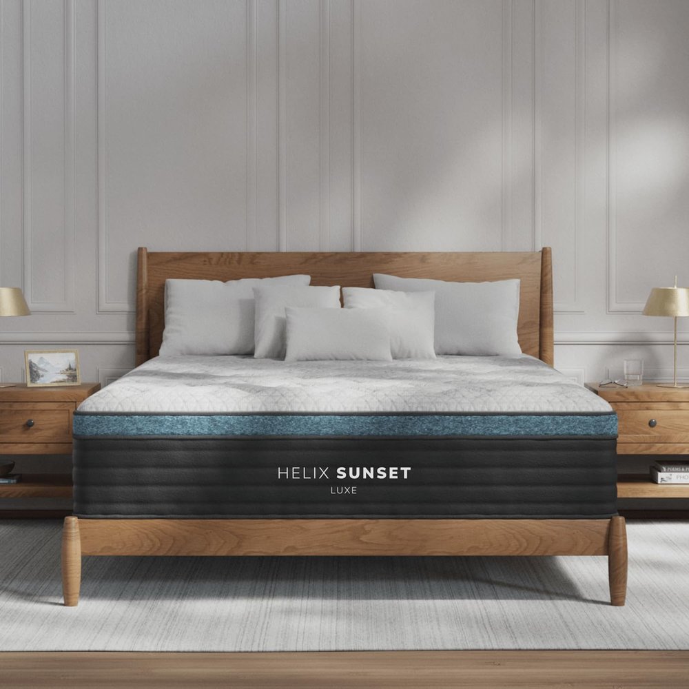 Helix Sunset Luxe with GlacioTex Cooling Mattress, Twin XL