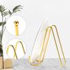 Kruodop 10 Inch Plate Stands for Display, 3 Pack Plate Holder Display Stand, Gold Metal Frame Easel Holder Stand for Pictures,Book, Photo, Decorative Plate-Gold view 4
