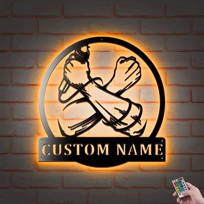 Decor Sign, Custom Beat Box Wall Art Metal Wall Decor, Personalized Beatboxing Name Decoration For Home, HipHop Metal Home Decor