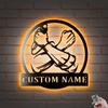 Decor Sign, Custom Beat Box Wall Art Metal Wall Decor, Personalized Beatboxing Name Decoration For Home, HipHop Metal Home Decor view 1