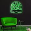 Decor Sign, Custom Beat Box Wall Art Metal Wall Decor, Personalized Beatboxing Name Decoration For Home, HipHop Metal Home Decor view 3