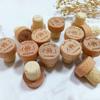 20/50/100/200pcs Personalized Wooden Bottle Stoppers, Custom Wine Cork Stopper Wedding Party Thank You Gift In Bulk For Guests, Customized Bottle Cork Toppers Design Name Gift For Guest (30pcs) view 1