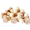 20/50/100/200pcs Personalized Wooden Bottle Stoppers, Custom Wine Cork Stopper Wedding Party Thank You Gift In Bulk For Guests, Customized Bottle Cork Toppers Design Name Gift For Guest (30pcs) view 3