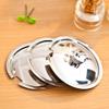 DYKKLKQ 304 Stainless Steel Spice Jar with Creative Rack for Easy Transit, Rotatable Base for More Comfortable Seasoning, Seasoning Jar Set,Silver-3jars view 3