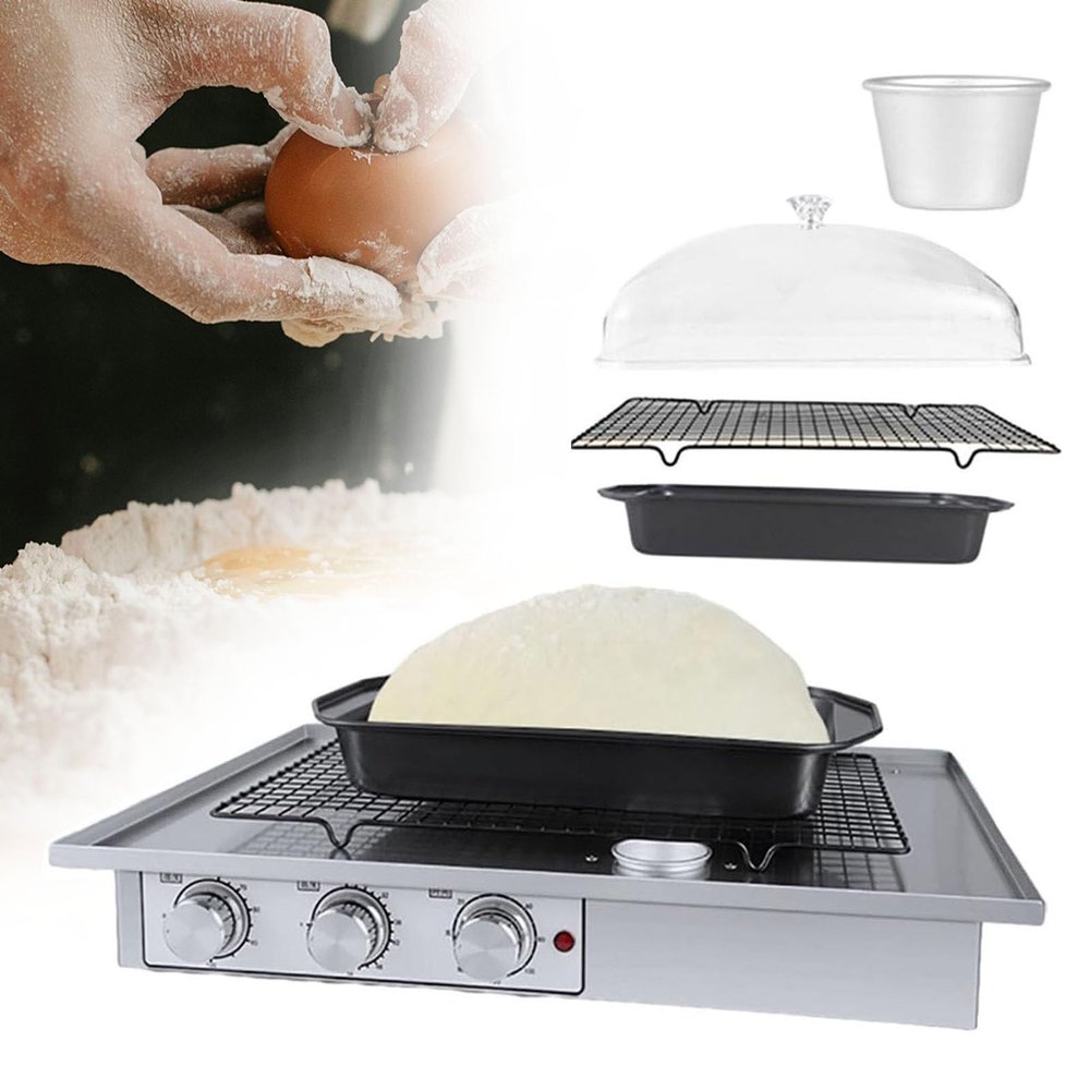 Dough Fermentation Machine, Bread Fermentation Machine With Heater, Bread Making Tools Kit, Temperature/Humidity Independent Control Knob, For Baking, Fermentation