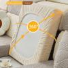 Sofa Cover Sectional Sofa L Shape Living Room Stretch Sofa Slipcovers with Chaise Lounge Cover Furniture Protector Elastic Sofa Seat Cushion Covers view 4