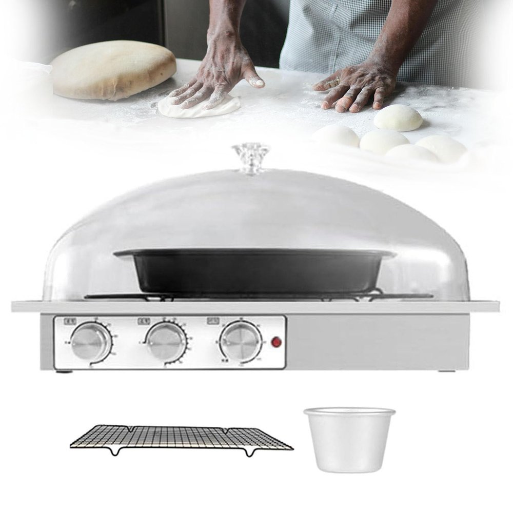 Electric Bread Dough Proofer Machine, Bread Making Tools Kit, Humidity/Temperature/Time Adjustment, Silent Fermentation, Transparent PC Cover, Independent Mechanical Knob