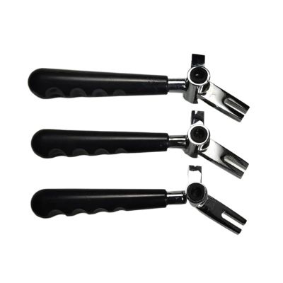 BGHJTID 3 Straight Hand Levers Accessories Black Color Handles Compatible for Vevor Soft Serve Ice Cream Machines Spare Parts, mei222hua222