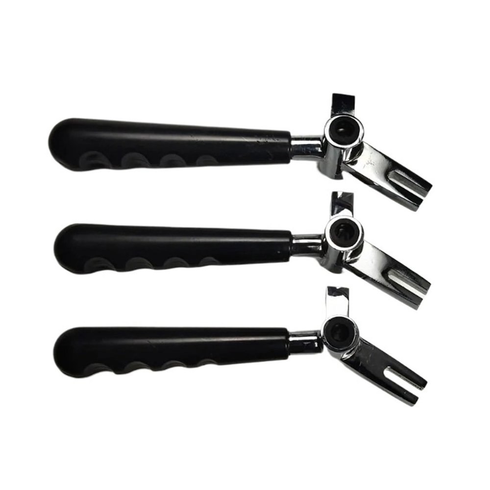 BGHJTID 3 Straight Hand Levers Accessories Black Color Handles Compatible for Vevor Soft Serve Ice Cream Machines Spare Parts, mei222hua222