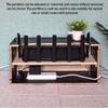 JOMRTS Router Shelf, Wireless WiFi Storage Box,in Bedroom Household Set-top Box, Power Cord Socket Finishing Rack (F 49.5x19x25.5cm) view 3