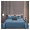 ADOVZ 1400TC Egyptian Cotton Luxury Hotel Style Bedding Set Hollow Out Wide Edge Soft Duvet Cover Set Solid Color Bed Sheet Pillowcase,Bed Sheets view 1