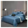 ADOVZ 1400TC Egyptian Cotton Luxury Hotel Style Bedding Set Hollow Out Wide Edge Soft Duvet Cover Set Solid Color Bed Sheet Pillowcase,Bed Sheets view 2