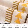 ZCXRYFL Couch Covers for L/U Shape Corner Sofa 1 2 3 4 Seater Chenille Sofa Cover Leather/Wooden/Fabric Non-Slip Sofa Slipcovers Soft Balcony Blanket for Cat Dog Anti-Scratch(90X70cm,Beige 2) view 3