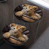 Cute Lion Cubs Wildlife Africa Baby Animal Relaxing Image Set of 4 Stove Burner Covers - Premium Round Electric Stove Range Protectors,8 IN & 10 IN view 4