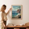 La Jolla California Poster, San Diego Coast Travel Art, Beach Wall Decor, California Scenic Landscape view 2