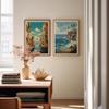 La Jolla California Poster, San Diego Coast Travel Art, Beach Wall Decor, California Scenic Landscape view 3