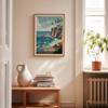 La Jolla California Poster, San Diego Coast Travel Art, Beach Wall Decor, California Scenic Landscape view 4