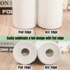 CHLJAR 25 Pack Sublimation Tumblers 20 oz, White Sublimation Blanks Tumbler with Lid and Plastic Straw, Straight Sublimation Water Bottle Cups, Arc Edge view 3