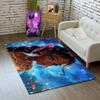 Princess Rugs for Girls Bedroom - African Black Girls Rug for Bedroom Decor Princess Carpet Floor Mat, Blue, 2x3 Feet view 1