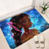 Princess Rugs for Girls Bedroom - African Black Girls Rug for Bedroom Decor Princess Carpet Floor Mat, Blue, 2x3 Feet view 4