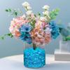 HappyFiller 1.3 LB Crushed Glass Sand Broken Pieces Stones for Crafts Project Resin Arts,Vase Fillers Candle Holder Aquarium Decor,Succulent Terrarium Pebble Rocks,Fire Pit Fireplace,Sea Blue view 4
