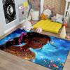 Princess Rugs for Girls Bedroom - African Black Girls Rug for Bedroom Decor Princess Carpet Floor Mat, Blue, 4.5x6 Feet view 4