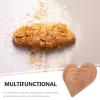Alipis Heart Shaped Serving Tray Rustic Coffee Plate for Desserts Cakes Snacks Practical Easy to Clean for Home Decor Banquets view 3