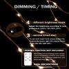 TYBEEU Star Light Tree Set 4ft, 5ft and 6ft with 128/216/256 Warm White LEDs for Holiday Decor - Dimmable, UL Certified, Waterproof - Ideal for Indoor and Outdoor Decoration view 4