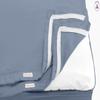 Zip-On Fitted Sheet Set - Includes 1 Fitted Sheet Base and 2 Zip-On Sheets - Designed for Mattresses with Up to 16" Inch Deep Pockets Cal King Size - 600 TC - Medium Blue Color view 4