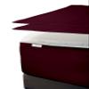 Zip-On Fitted Sheet Set - Includes 1 Fitted Sheet Base and 2 Zip-On Sheets - Designed for Mattresses with Up to 16" Inch Deep Pockets Queen Size - 600 TC - Wine Color view 1