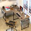 Small Space Writing Desk with Headphone Hooks, Modern Simple Design, Suitable for Study, Home Office and Children's Room view 4