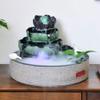 Desktop Fountain Ornaments Lotus Circulating Water Desktop Fountain Living Room Office Decoration Desktop Ornaments Waterfall Fountain view 3