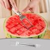 2-in-1 Stainless Steel Fruit Cutter Watermelon Cutter,2026 Watermelon Slicer Watermelon Cutters Melon Cutter Tool, Watermelon Cutting tool Stainless Steel for Kitchen (1pc) view 4