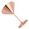belupai 220ml Stainless Steel Martini Glass, Unbreakable Metal Cocktail Glass Stylish Rose Gold Wine Goblet Reusable Champagne Toasting Glass Red Wine Cup for Party, Bars, Anniversary, Wedding view 4