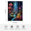 Fairy World Mushroom 60" x 80" Colorful Mushrooms Kawaii Botanical Wild Super Soft Bedding Fleece Throw Blanket Luxury Bed Blanket Sofa Living Room Bedroom Warm Lightweight for Men and Women view 4