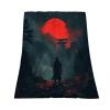 Bushido 60" x 80" Japanese Samurai Red Sun Mount Fuji Ninja Super Soft Bedding Fleece Throw Blanket Luxury Bed Blanket Sofa Living Room Bedroom Warm Lightweight for Men and Women view 2