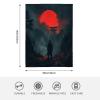 Bushido 60" x 80" Japanese Samurai Red Sun Mount Fuji Ninja Super Soft Bedding Fleece Throw Blanket Luxury Bed Blanket Sofa Living Room Bedroom Warm Lightweight for Men and Women view 4