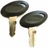 Sencoday for 1 Pair (2 Keys) Replacement for Bauer 300 Series Precut Key to Code RV357 RV Trailer Key view 1