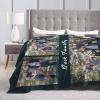 SKHJEGN Custom Blanket Using Pictures Customized Throw Blankets with Your Images and Text for Family, Wedding, Birthday Gifts, 3 Photos Design2, 71"x91" view 4