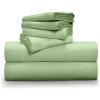 Real 800-Thread-Count, 100% Giza Cotton My, 6 PC Sheet Set [1 Fitted, 1 Flat, 4 Pillowcases] |Full Size, Sage Color| 800TC Giza Long Staple Cotton, Fit Upto 15" Deep Pockets, Silky Sateen view 1