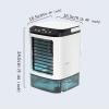 EKsma Air Cooler, 900ml Water Tank,with Ice Box,3 Wind Speeds Mini Desk Air Conditioner Cooling Mist,7 LED Lights,with Handle Portable Air Conditioning for Home for Room Office view 3