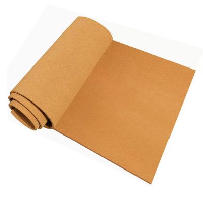 LYZLPHLL Cork Roll, Cork Board Sheet, Cork Mat Roll, Drawer Liner, Easy to Cut, 1/3" 1/4" Thick, for DIY Supplies Home School, Brown (Color : Thick 8mm, Size : 0.6mx1m(2ftx3.3ft))