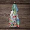 Caroline's Treasures Chinese Crested Luau Kitchen Towel Dish Cloths Guest Hand Towel Decorative Bathroom Towel for Face,Tea, Dishcloth, Kitchen and Bath view 4