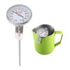 Milk Thermometer for Steaming Milk - Pot Thermometer for Yogurt, Coffee Cheese Making Supplies with Clip Espresso, Bar Coffee Thermometer for Frothing Milk 195mm Probe view 1