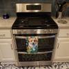 Caroline's Treasures Corgi in Sunflowers Kitchen Towel Dish Cloths Guest Hand Towel Decorative Bathroom Towel for Face,Tea, Dishcloth, Kitchen and Bath view 3