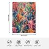 Cartoon Hand Drawn Virus 60" x 80" Life Microbe Death Horror Super Soft Bedding Fleece Throw Blanket Luxury Bed Blanket Sofa Living Room Bedroom Warm Lightweight for Men and Women view 4