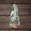 Caroline's Treasures Golden Retriever Luau Kitchen Towel Dish Cloths Guest Hand Towel Decorative Bathroom Towel for Face,Tea, Dishcloth, Kitchen and Bath view 4