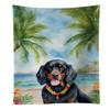 Caroline's Treasures Gordon Setter Luau Kitchen Towel Dish Cloths Guest Hand Towel Decorative Bathroom Towel for Face,Tea, Dishcloth, Kitchen and Bath view 1